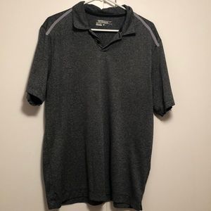 Grey Nike golf polo